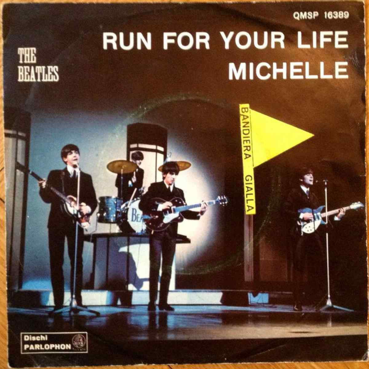 <a href="https://www.discogs.com/artist/82730-The-Beatles">The Beatles</a> ‎– Run For Your Life/Michelle Vinyl disc released on 14 Feb, 1966.