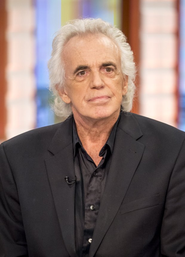 EDITORIAL USE ONLY. NO MERCHANDISING In US Exclusive Rates Apply Mandatory Credit: Photo by Ken McKay/ITV/REX/Shutterstock (9088735aa) Peter Stringfellow 'Good Morning Britain' TV show, London, UK - 28 Sep 2017