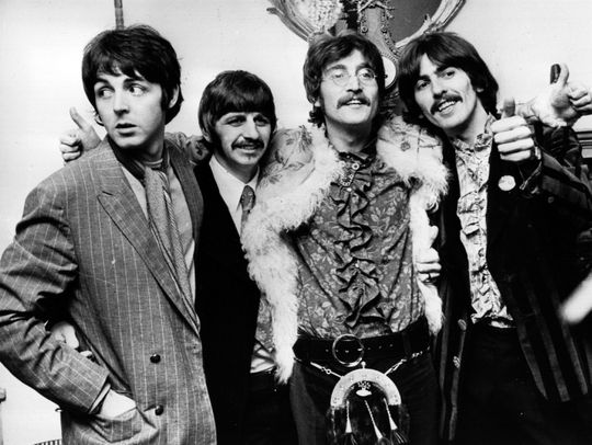The Beatles (from left: Paul McCartney, Ringo Starr,
