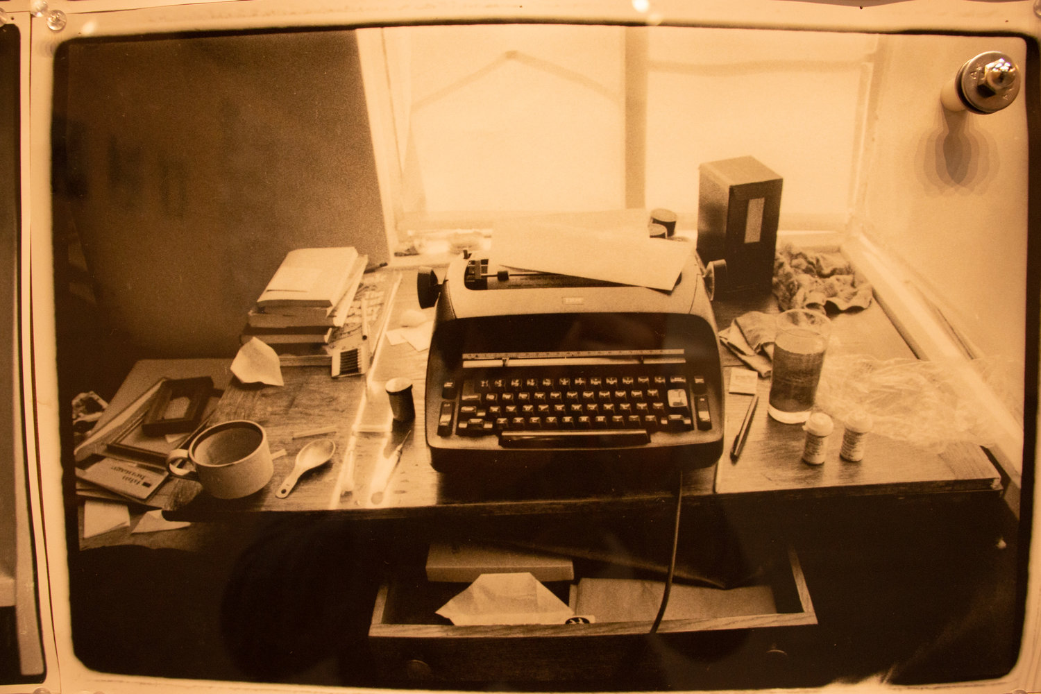 Desk &amp; typewriter of William S. Burroughs, photographed by Annie Liebovitz. Shayn Almeida / The Corsair