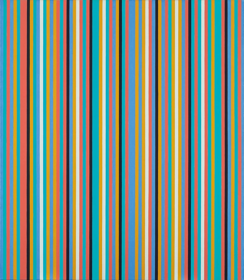 Bridget Riley, Songbird, 1982. Oil on linen. 42 x 36 in (106.7 x 91.4 cm). Offered in The George Michael Collection on 14 March at Christie’s London