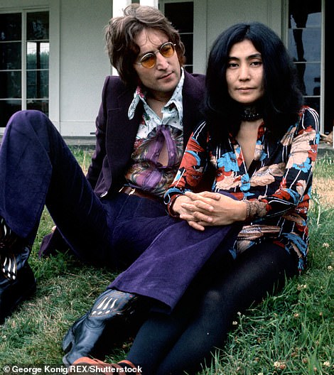 John and Yoko at the house in 1970