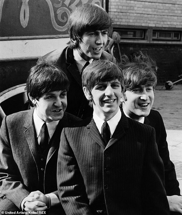 Amazing: Paul went onto pen some of the most iconic tracks in music history as party of The Beatles, and his later band Wings (pictured as a Beatle in 1964)