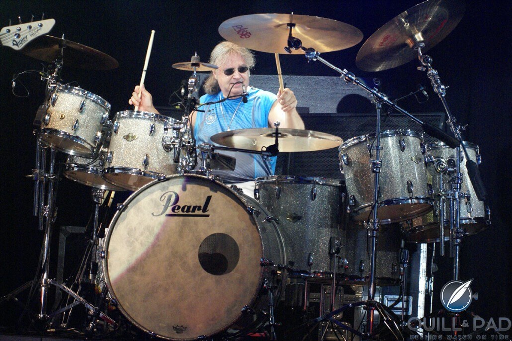 Deep Purple drummer Ian Paice at his day job