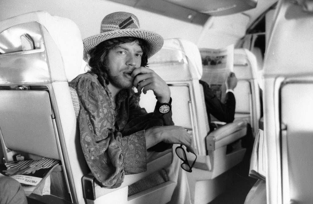 Mick Jagger in a hat