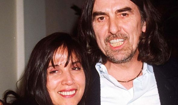 George Harrison and his wife Olivia