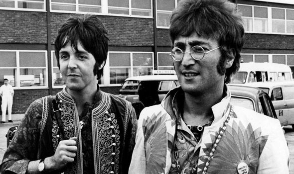 Sir Paul McCartney and John Lennon